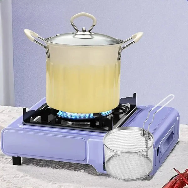 3Ltr Deep Frying Pot With Strainer